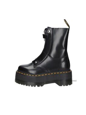 Dr Martens Jetta Hi Max Leather Platform Chelsea Boots